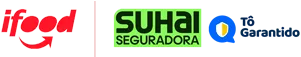 Logos iFood, Suhai e Tô Garantido